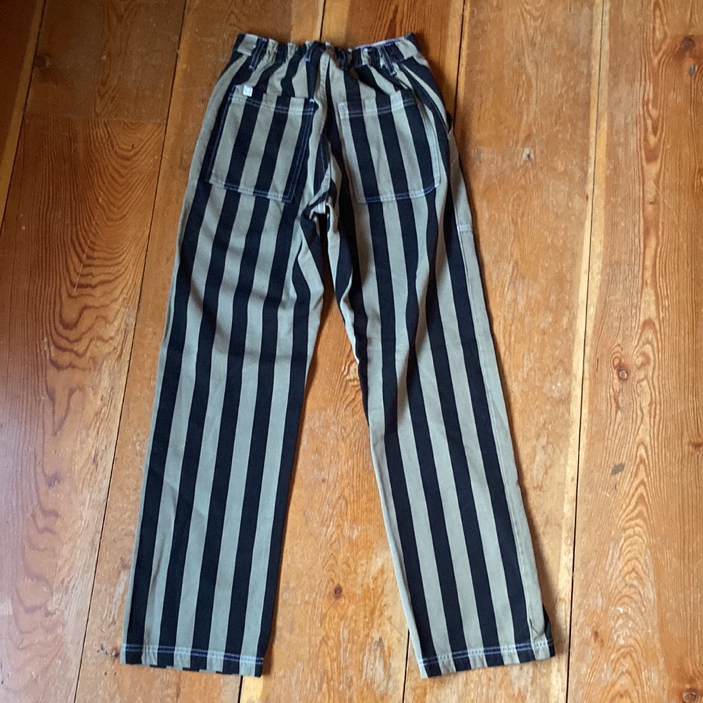 Big Bud Press Black & Gray Striped Work Pants, XS - Picture 4 of 4